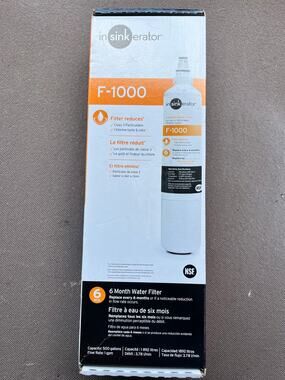 InSinkErator F-1000 Water Filter Cartridge Genuine OEM New